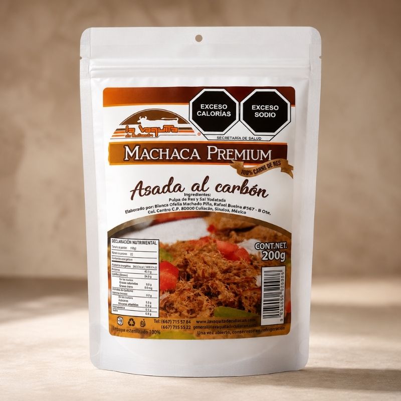 Machaca De Res Premium Asada Al Carbón 200g